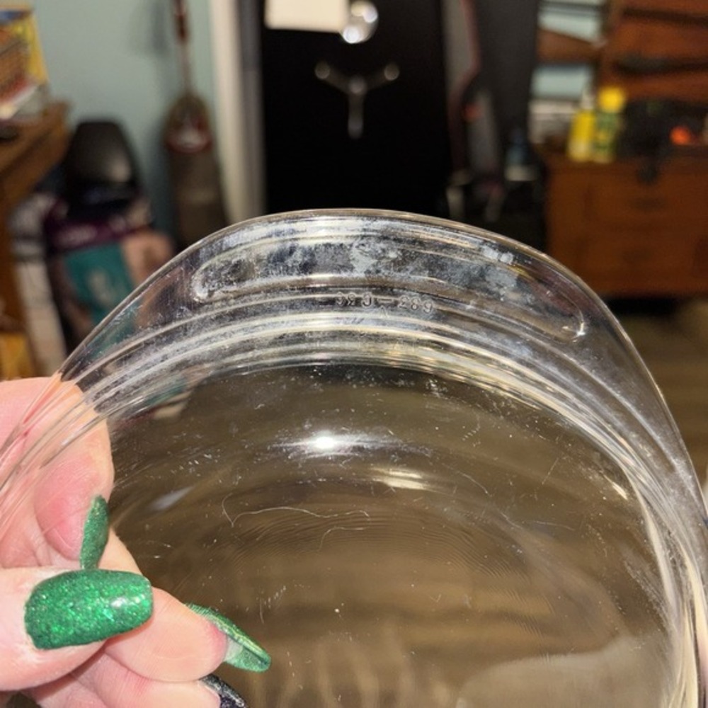 Vintage PYREX Corning Clear Glass 1.5L Round Casserole Baking Dish & Lid, 023 - Picture 6 of 7